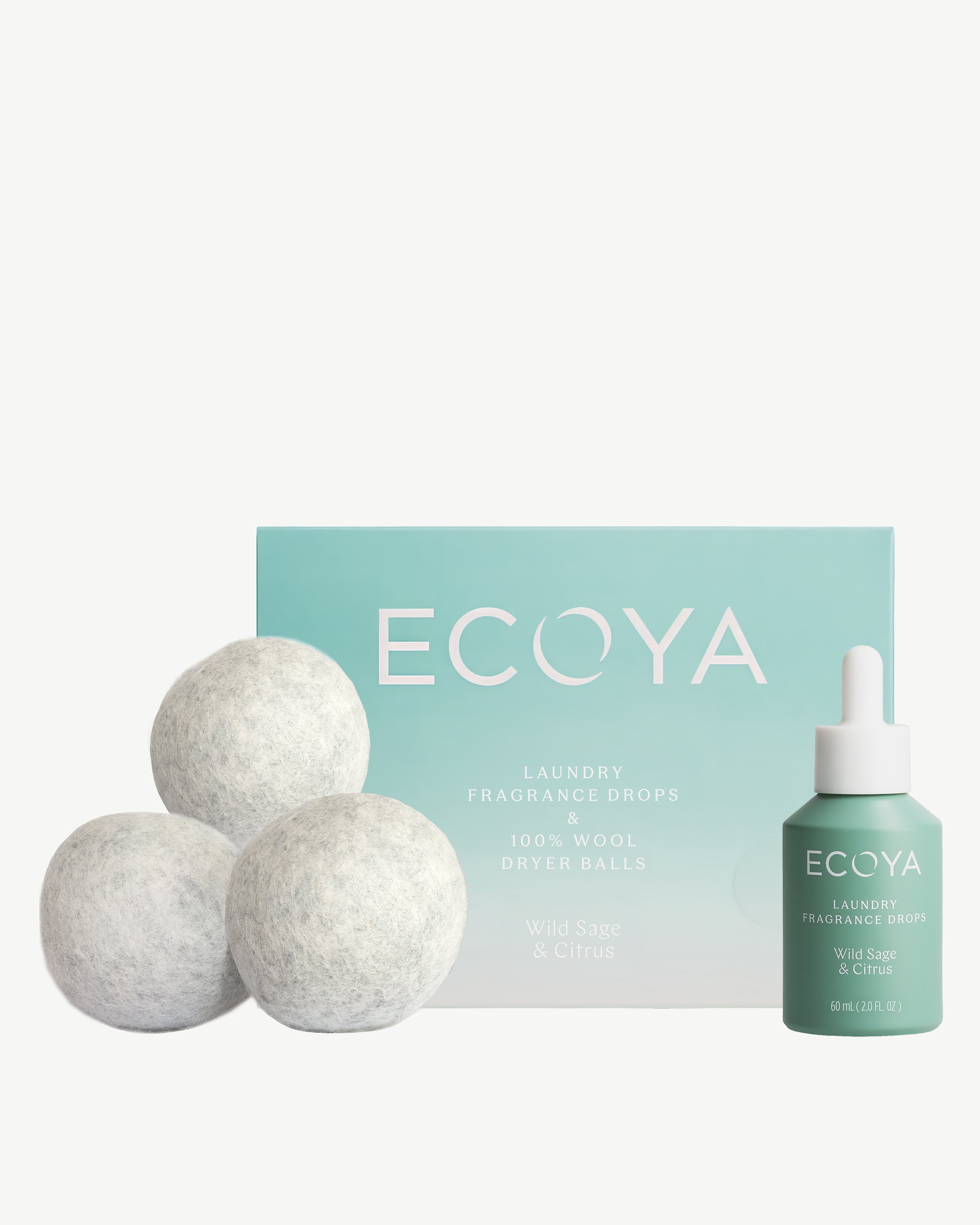 Wild Sage & Citrus Laundry Dryer Ball Set