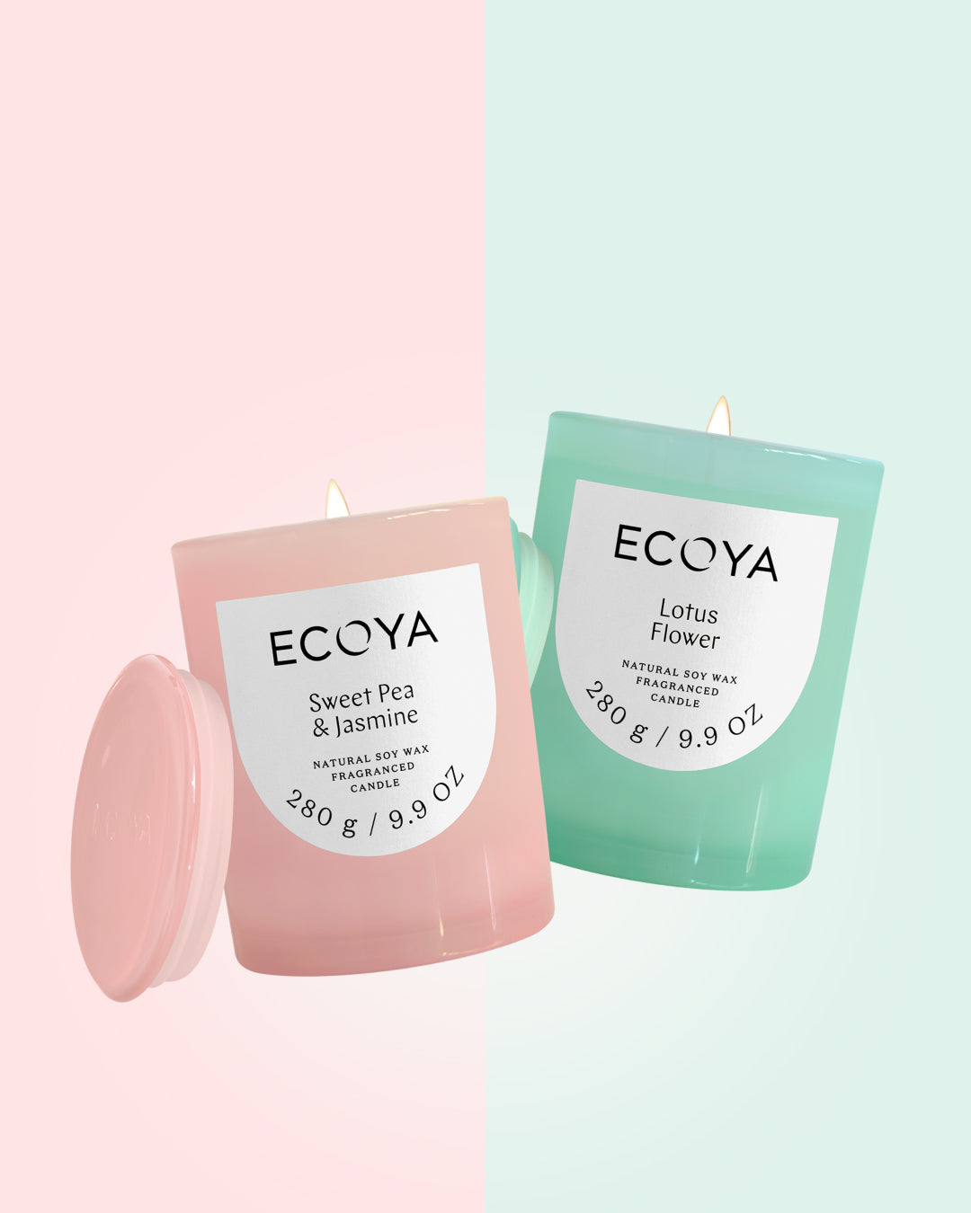 The Floral Metro Candle Duo