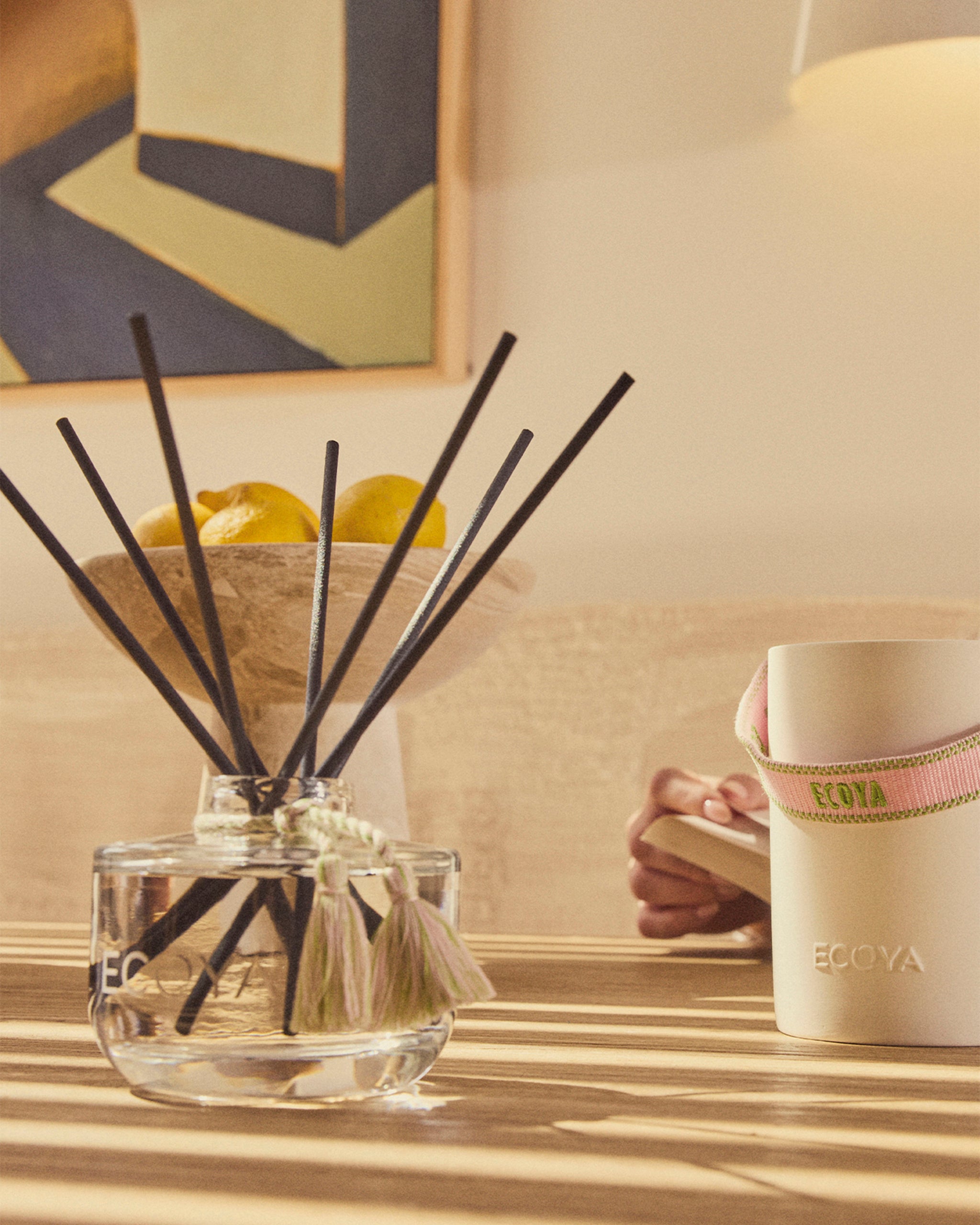 High Summer: Blackcurrant & Mint Ceramic Candle