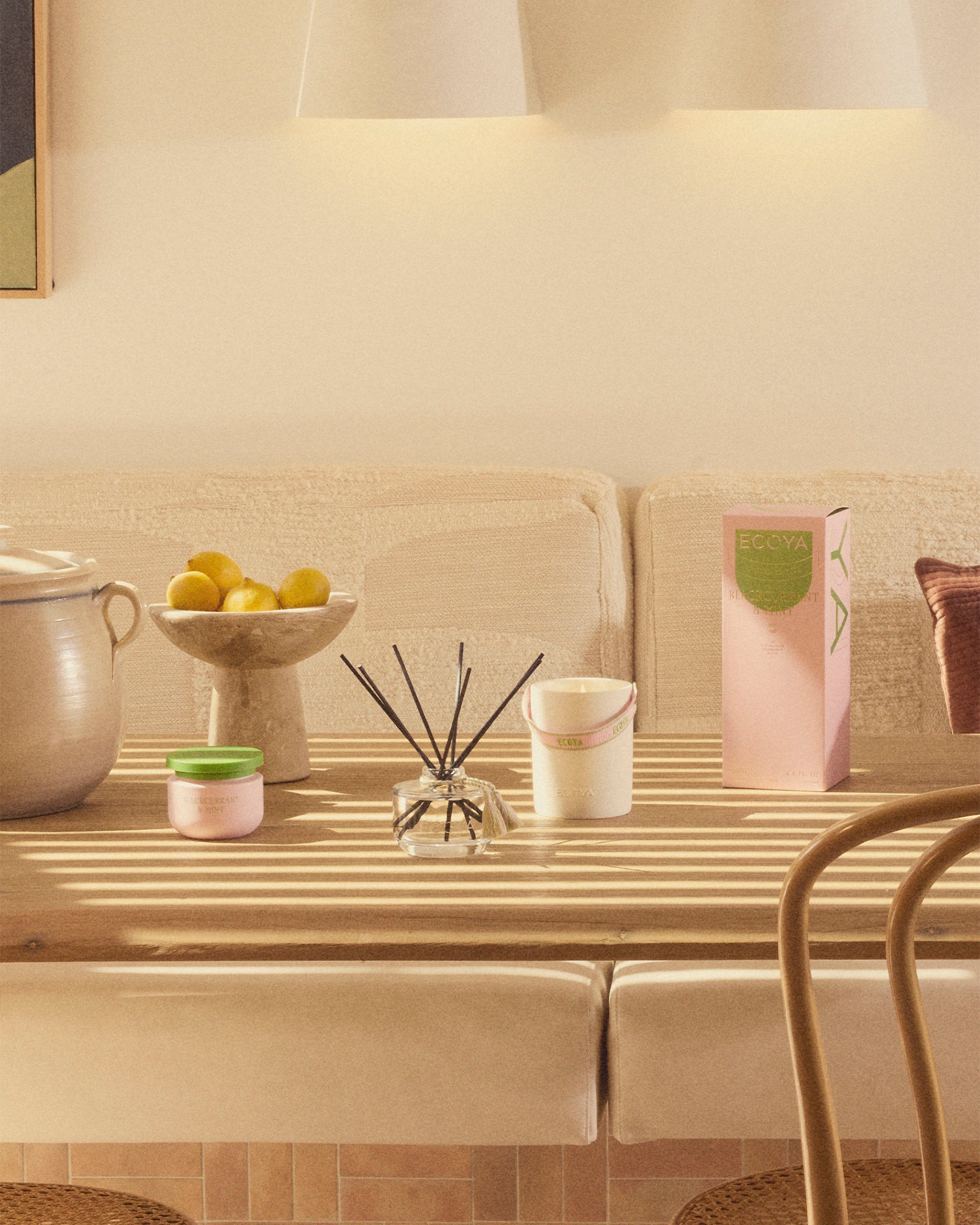 High Summer: Blackcurrant & Mint Ceramic Candle