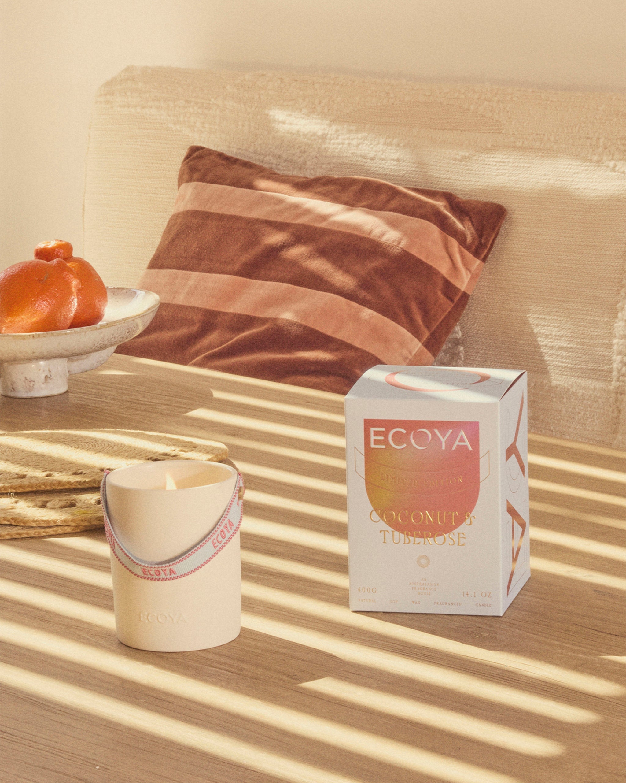 High Summer: Coconut & Tuberose Ceramic Candle