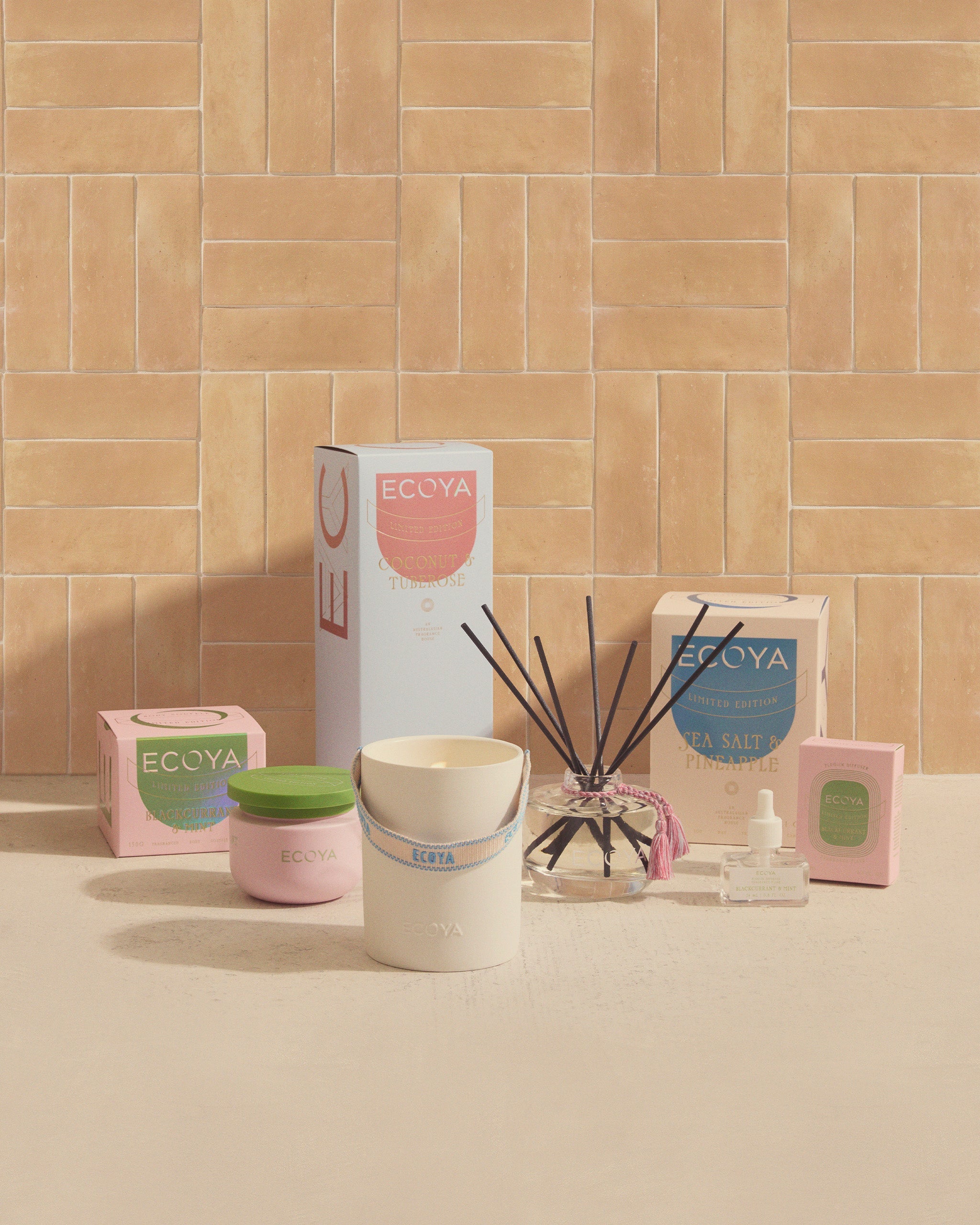 High Summer: Blackcurrant & Mint Ceramic Candle