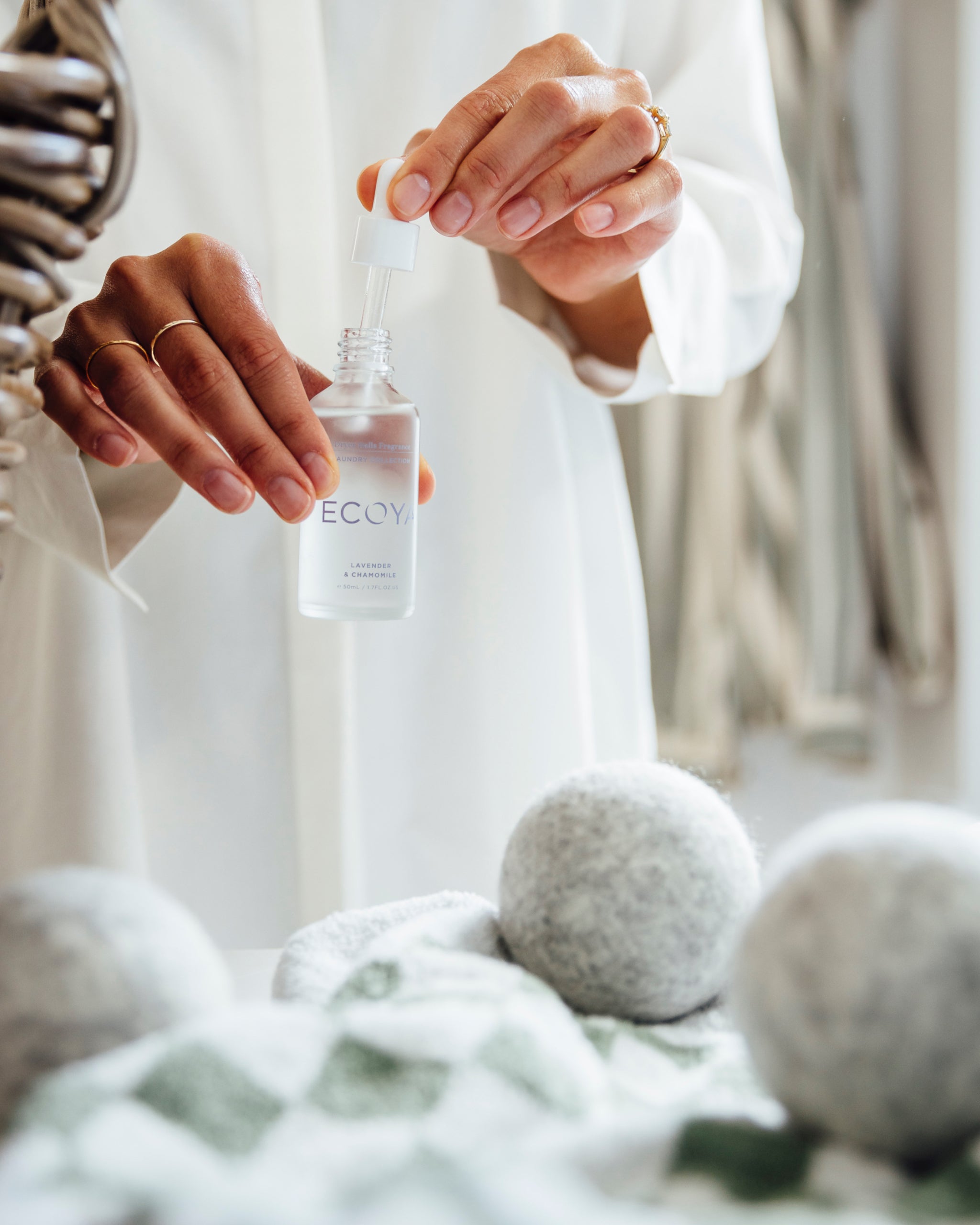 Lavender & Chamomile Laundry Dryer Ball Set