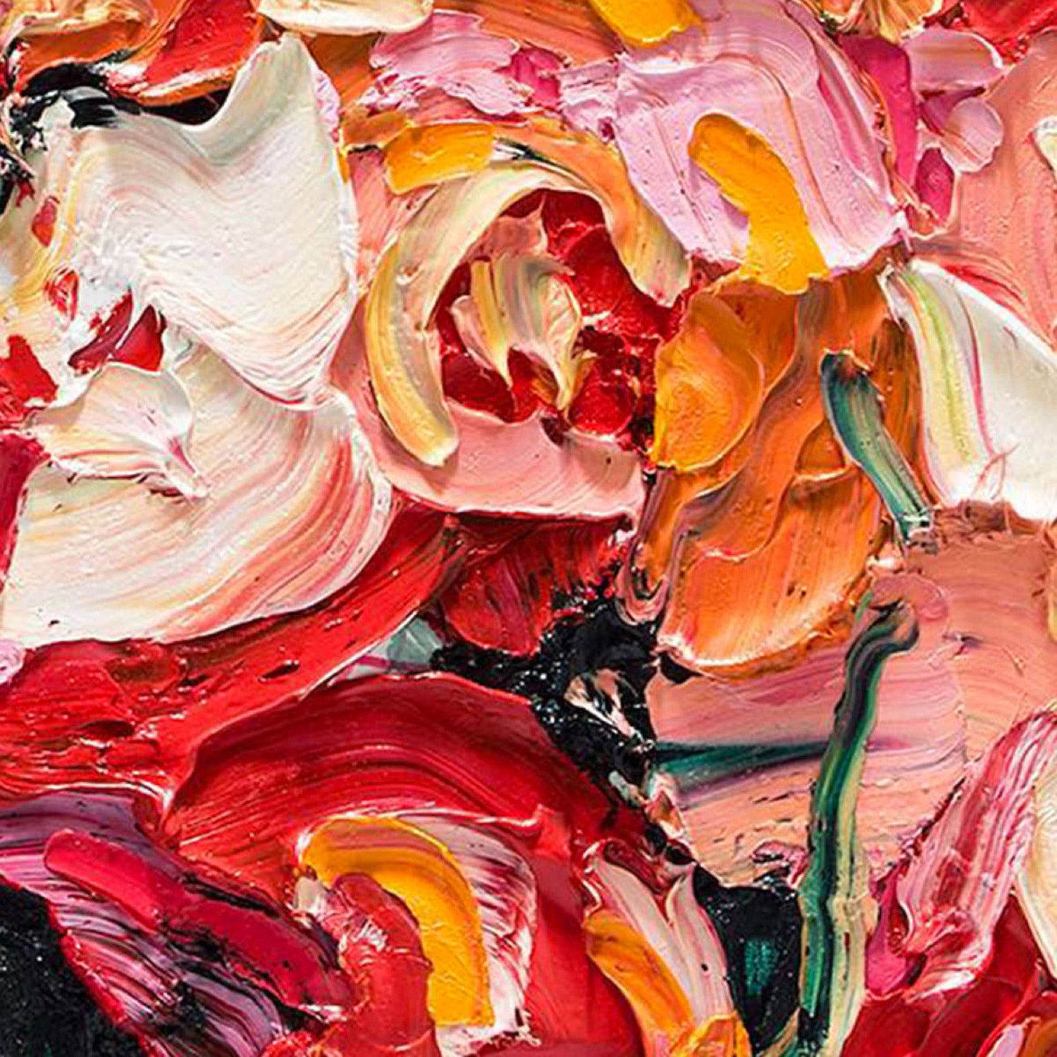 Alesandro Ljubicic artwork painted from a real bouquet