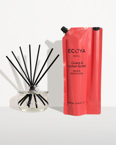 Guava & Lychee Sorbet Reed Diffuser & Refill