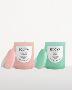 The Floral Metro Candle Duo