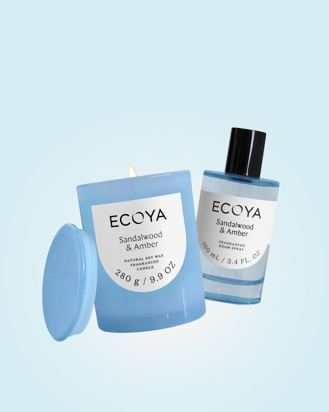 Sandalwood & Amber Metro Candle & Room Spray