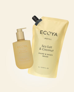 Sea Salt & Coconut Hand & Body Wash & Refill