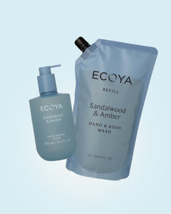 Sandalwood & Amber Hand & Body Wash & Refill