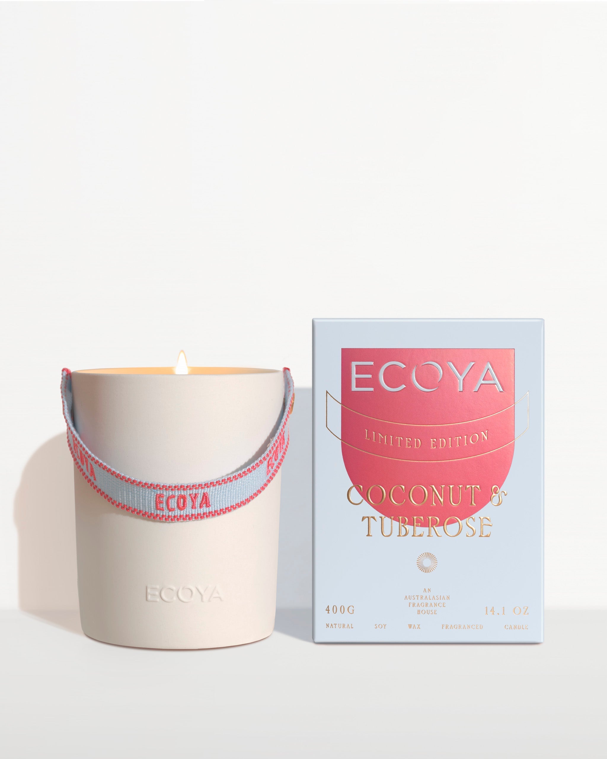 High Summer: Coconut & Tuberose Ceramic Candle