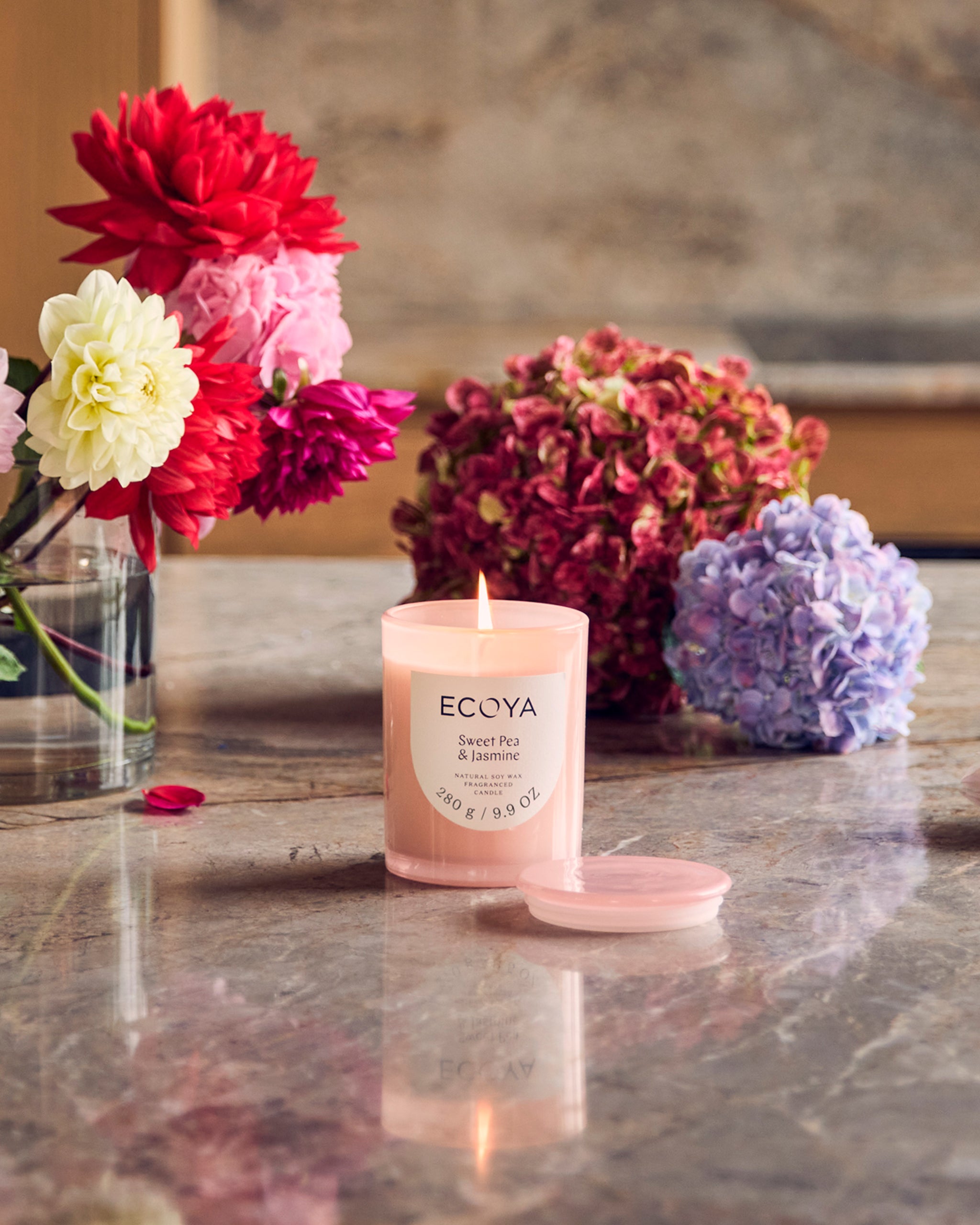 Sweet Pea & Jasmine Metro Candle