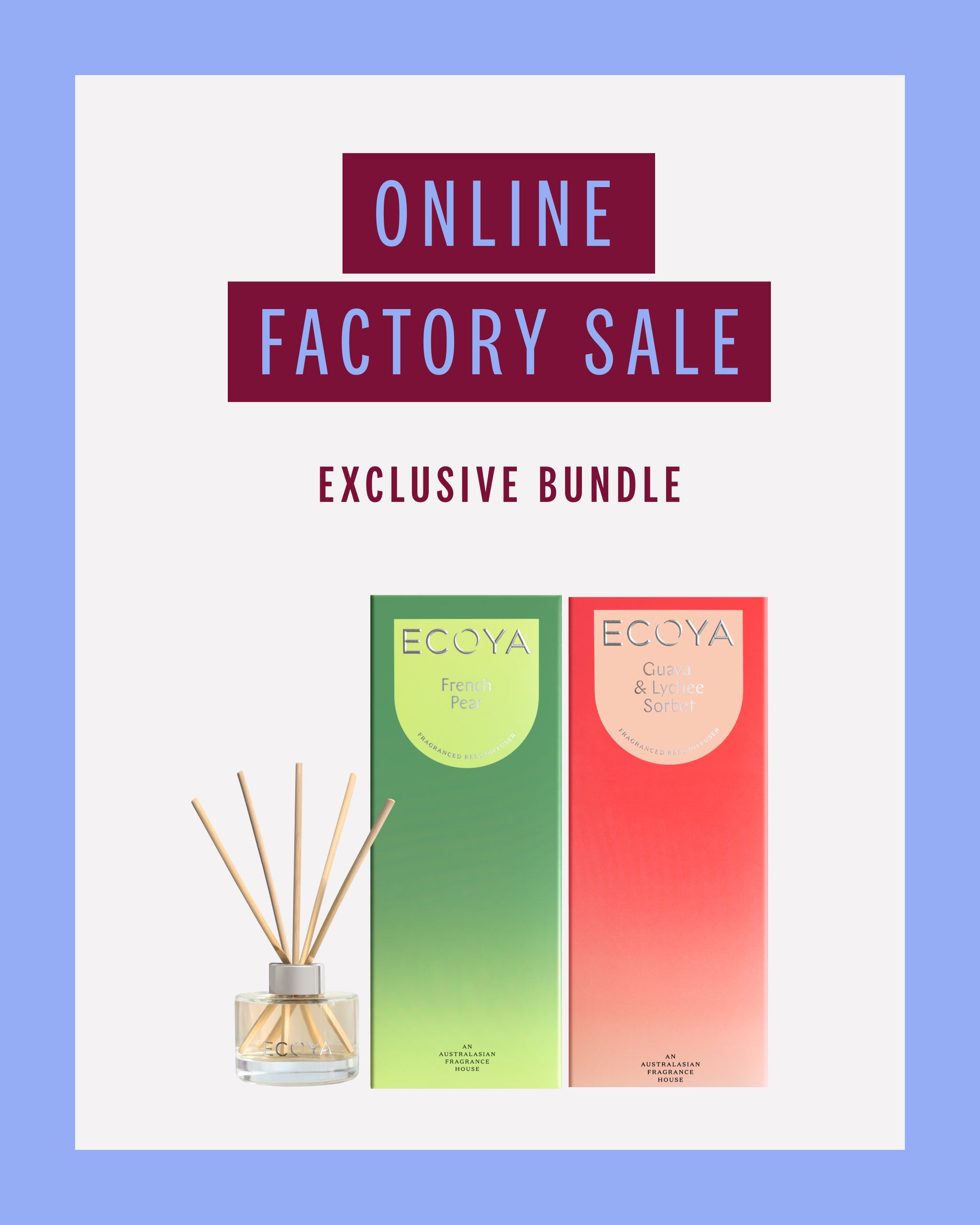 Fruity Diffuser Duo - French Pear and Guava & Lychee Sorbet