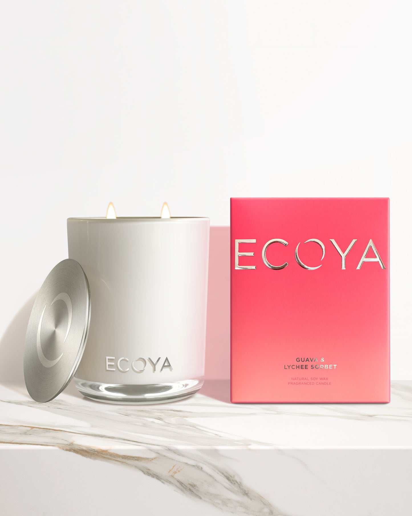 Holiday: Guava & Lychee Sorbet Deluxe Madison Candle